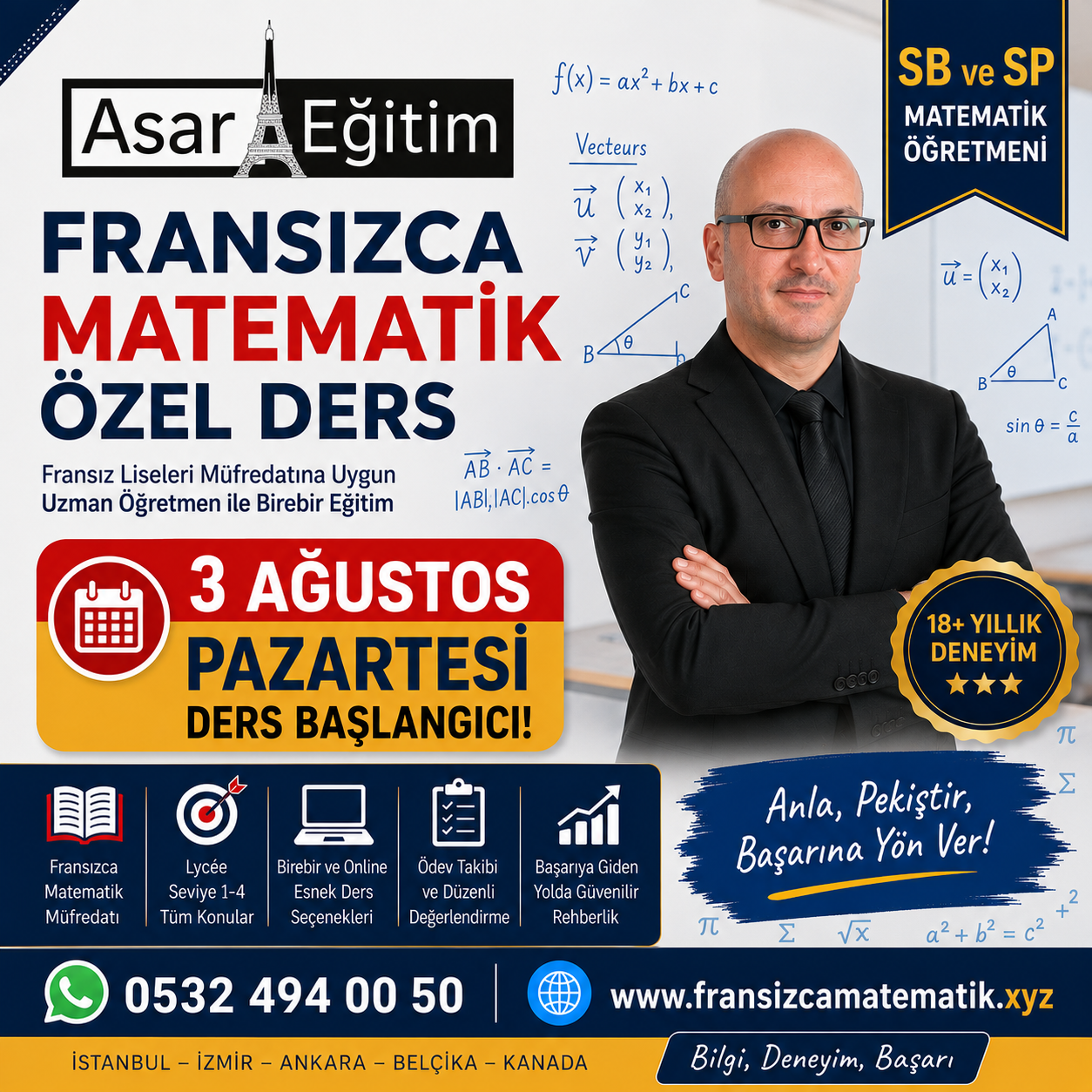 Fransızca Matematik Ozel Ders